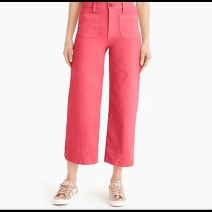 Like new J. Crew Point Sur wide leg cropped pants